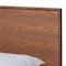 Baxton Studio Melora Mid-Century Modern Walnut Brown Finished Wood and Rattan Full Size 3-Piece Bedroom Set 241-9800-9801-11298-ZORO - alternate 8
